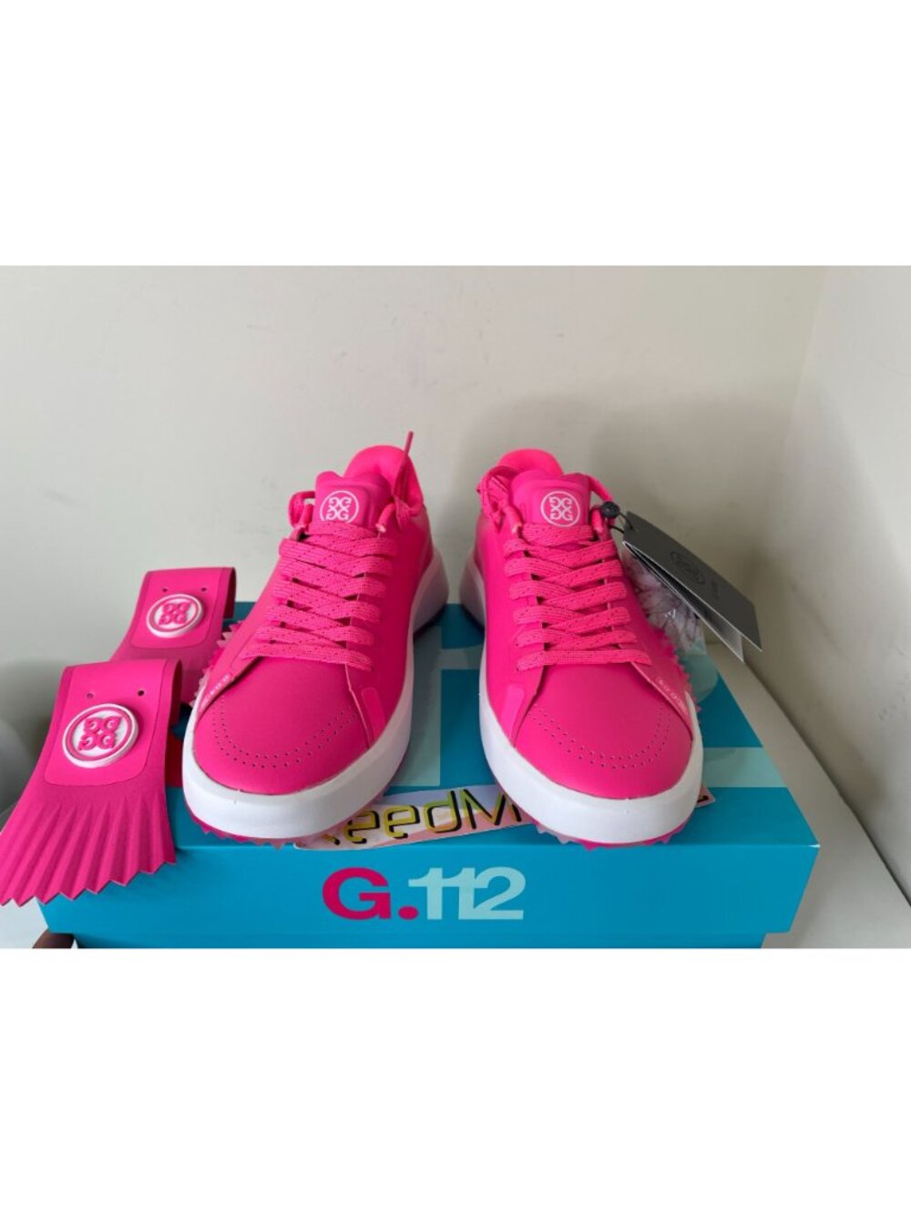 G/FORE G.112 KILTIE GOLF SHOES KNOCKOUT PINK WOMENS GLF000041 - Picture 5 of 12
